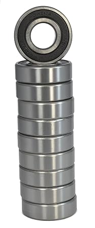 6005-2RS 25x47x12mm C3 EMQ Premium Sealed Radial Ball Bearing 10 Pack