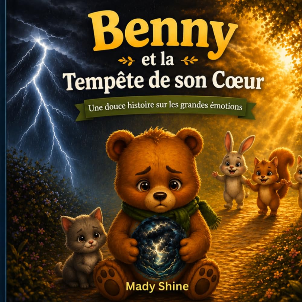 Benny et la Tempête de son Cœur: Un livre sur les émotions pour les enfants — Gérer la colère et l'anxiété (Les Histoires de Benny)