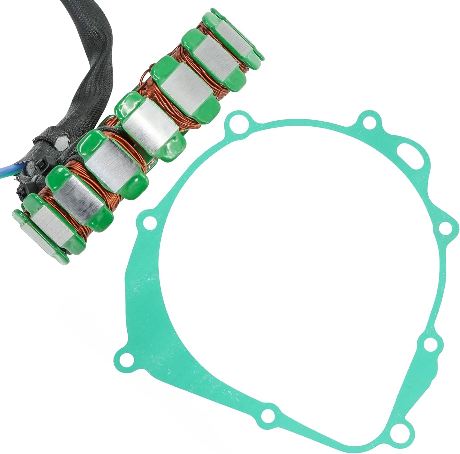 Caltric Stator and Gasket Compatible With Suzuki Dr-Z400 Drz400 Dr-Z400E Drz400E Dr-Z400S Drz400S 2000-2009 2011-2012