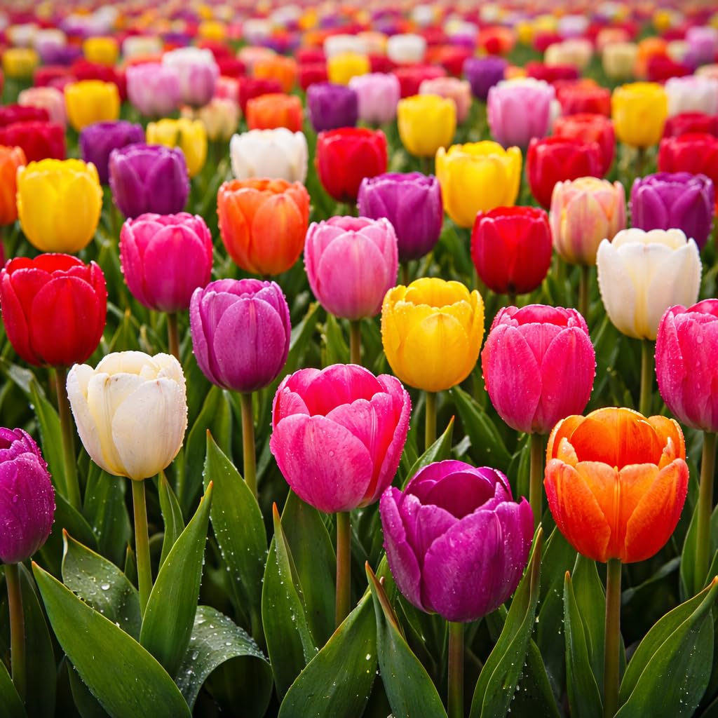 Mixed Rainbows Tulip Bulbs