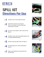 Vista 5 de Oil-Dri L90435 Kit de derrames de cubo universal compacto de 5 galones, capacidad máxima de absorción de 5 galones