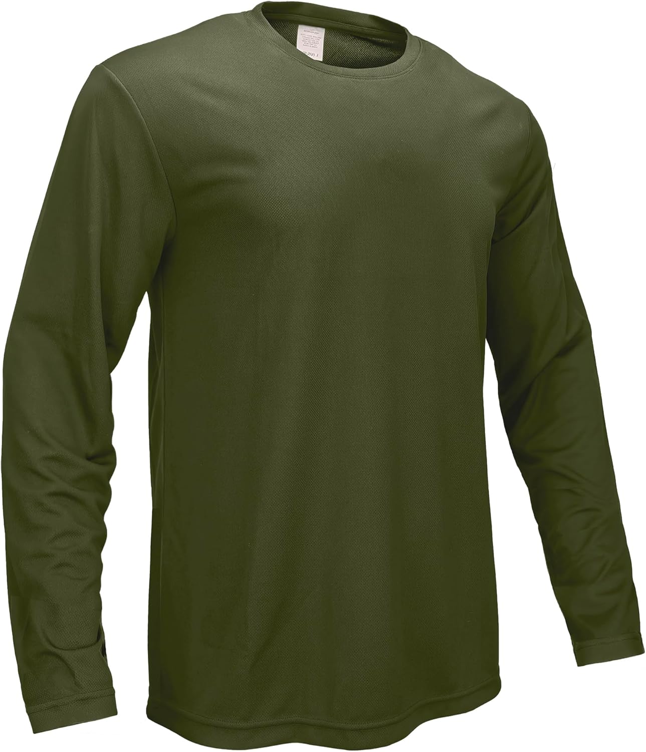 Mens Long Sleeve Quick Dry Workout Athletic T Shirt Running Moisture Wicking Classic Tee Shirts - Image 3