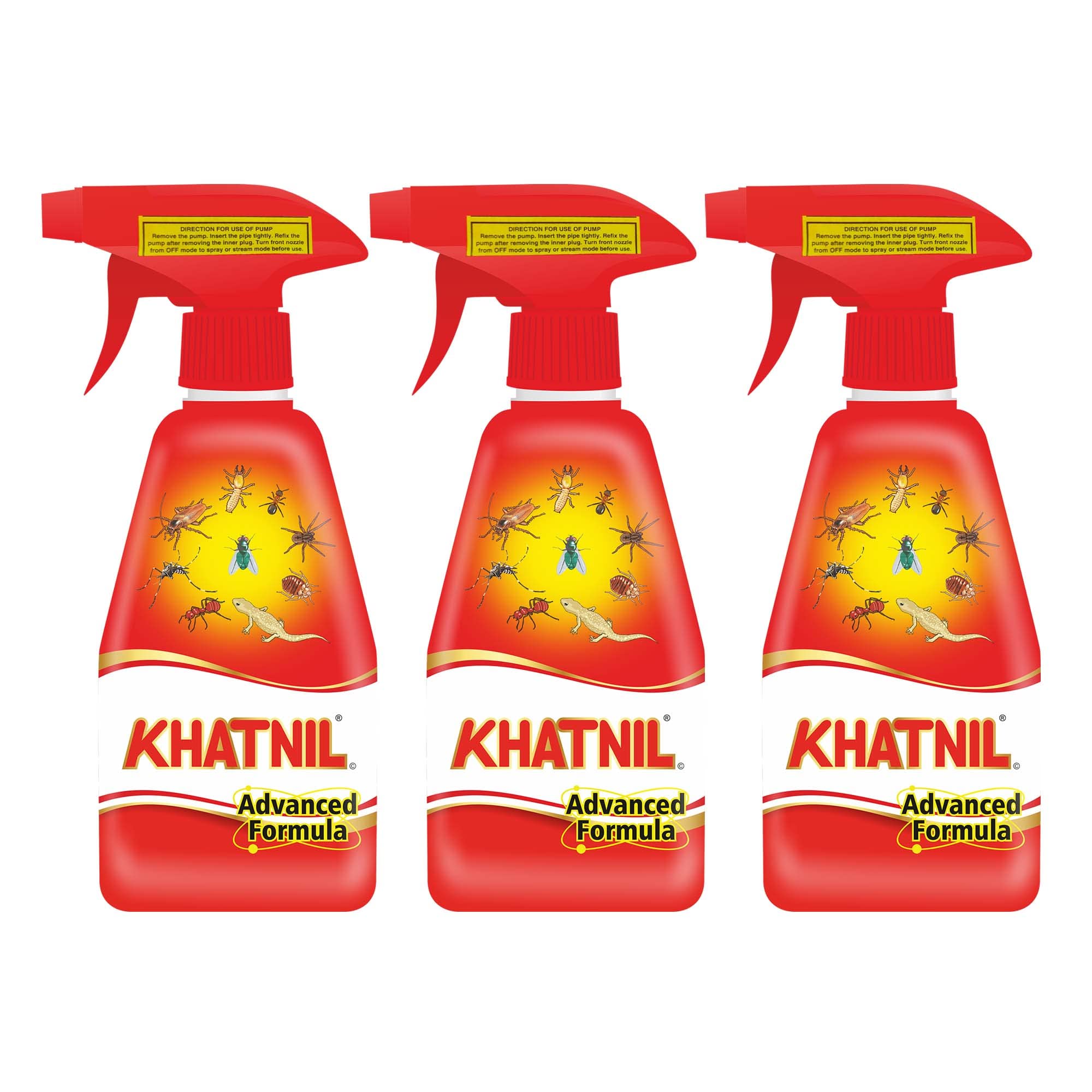 Khatnil Advanced Formula 1 Liter X 3 | Pack of 3 | Non Aerosol Spray for Crawling & Fly Bugs | No Gas Spray Only Liquid |Spray and Spring Mode | Fresh Fragrance (B09HNWY52C) Amazon Price History, Amazon Price Tracker