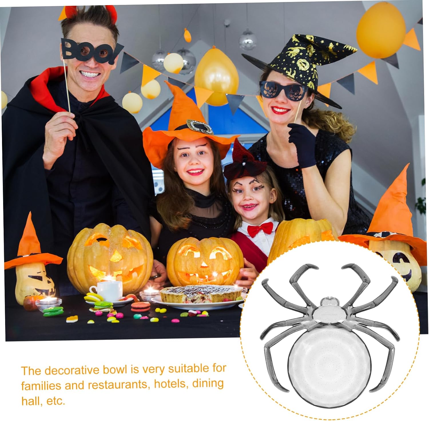 Halloween Style Plastic Fruit Plate for Snacks and Families
