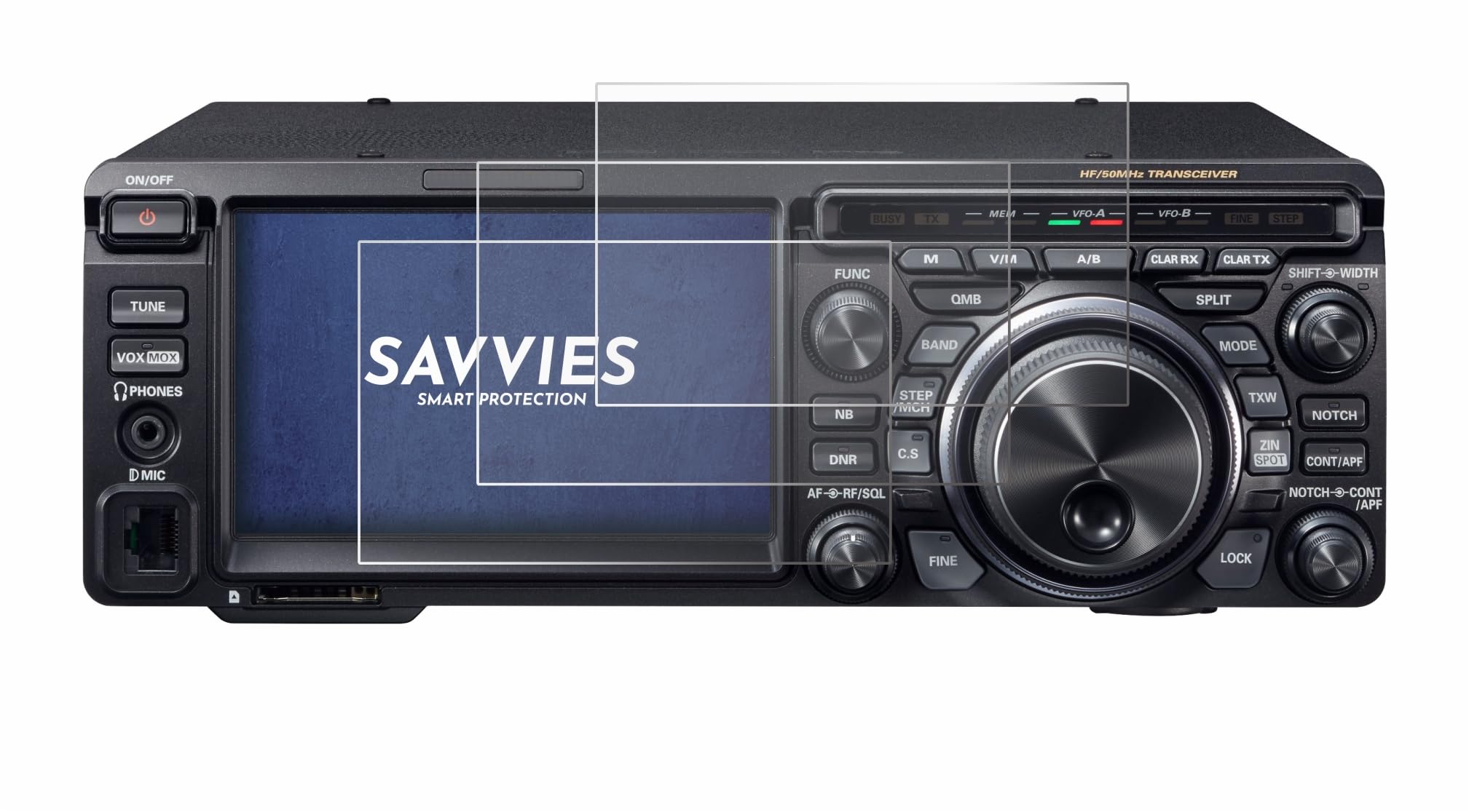Savvies 6 Pellicole Protettive Per Yaesu FT-DX10 – Schermo Trasparente Antigraffio - 6