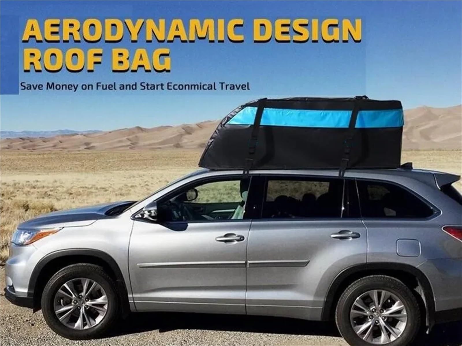 Czarna torba Do przechowywania bagażu dachu. Torba podróżna SUV Van(600D with Mat4)