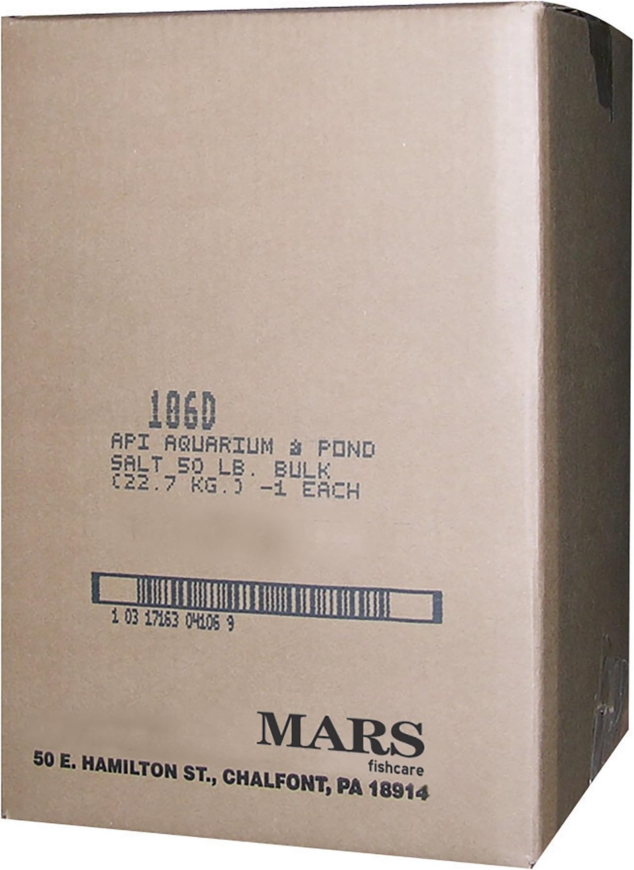 AQUARIUM SALT Freshwater Aquarium Salt 50-Pound Box