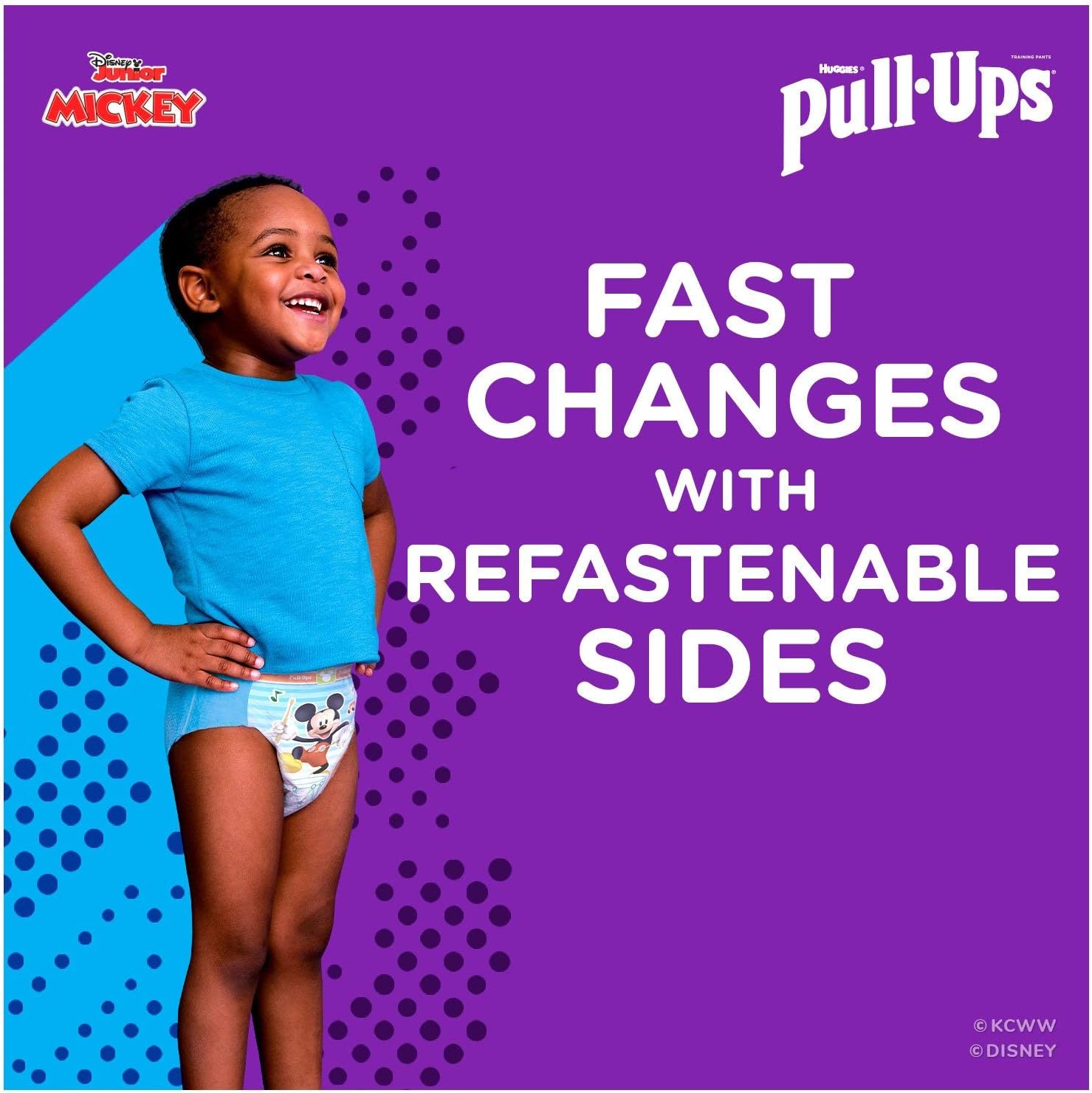 Pull-Ups Boys' Potty Training Pants Training Underwear , 4T-5T, 74 Ct Multi-colored : Baby