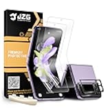 2 Pack Screen Protector for Samsung Galaxy Z Flip 4 (Inner Screen), 2 Pack Front Tempered Glass, No Folding, Fingerprint Unlock, Anti-Scratch, Bubble Free, Case Friendly