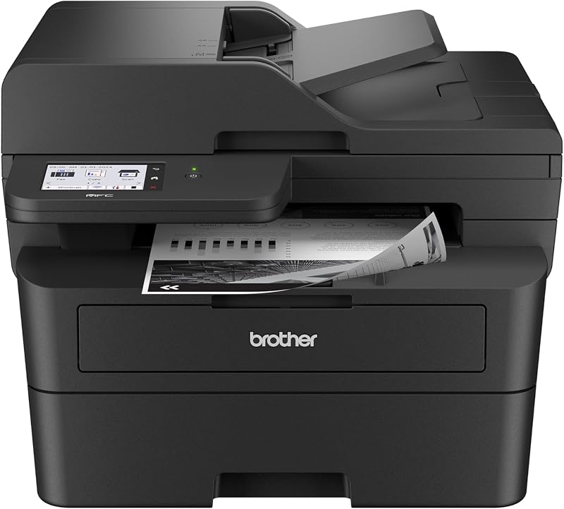 Professional Laser Printer with Scanner, High-Speed 36 ppm Monochrome All-in-One, Wireless Duplex Printing and Scanning, Cloud-Ready 3.5 in Touchscreen for Small Business (MFC-L2900DW)
