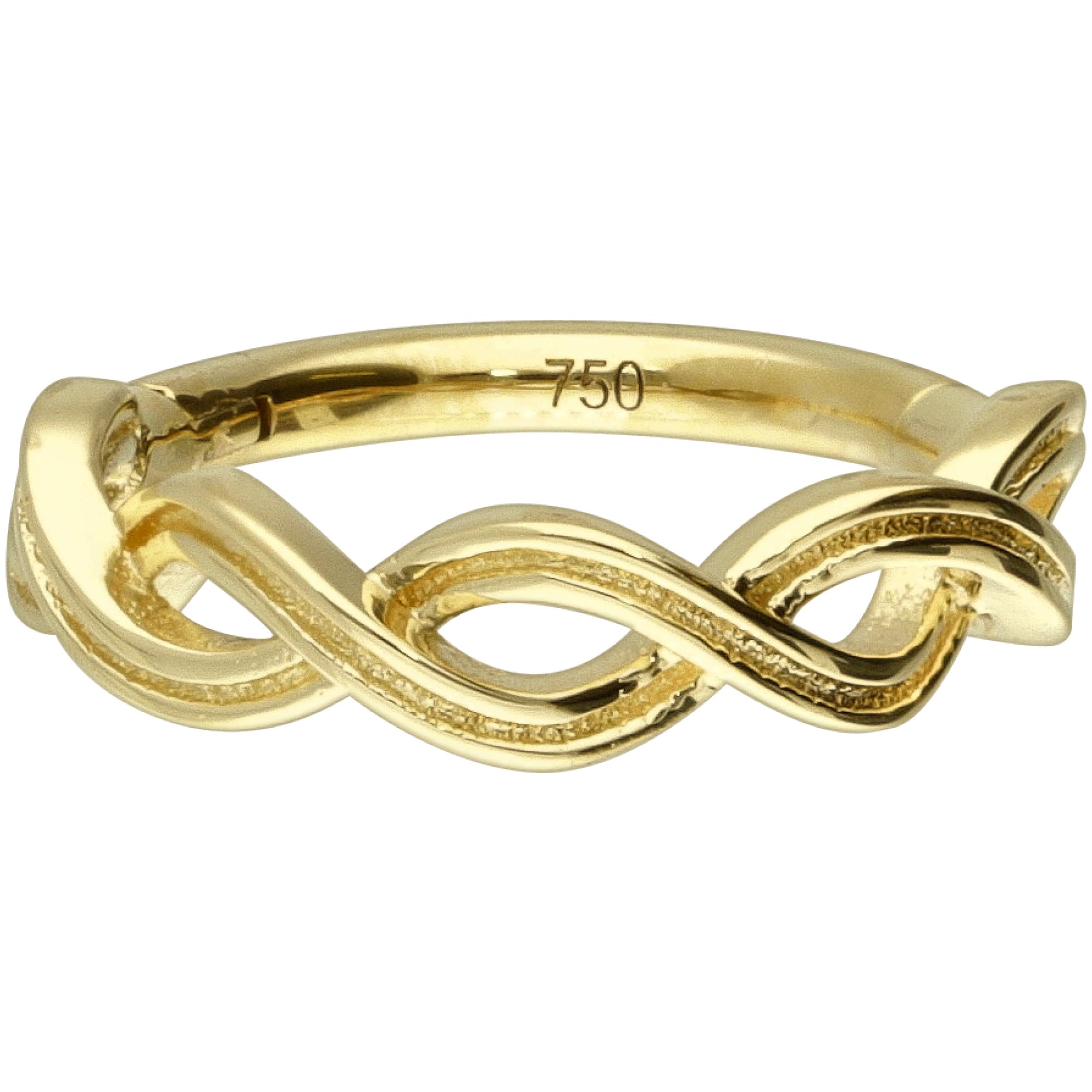 PIERCINGLINE 750er Gold Segmentring Clicker | 18 KARAT | DOPPELT GEDREHT | Piercing Ring Nase Septum Ohr Helix | Farb & Größenauswahl