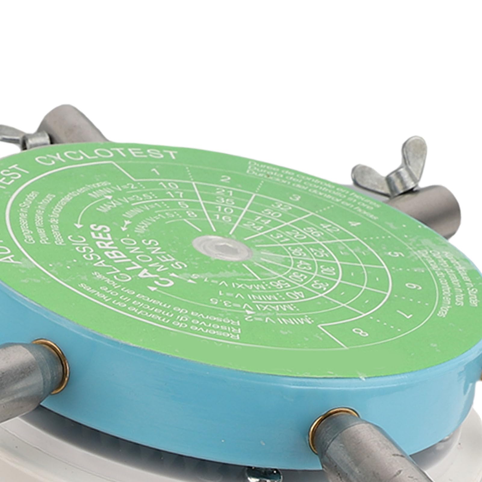 Caricatore per Orologi 6 Bracci Lega Staccabili Supporto Sicuro Pulsante Comodo e Sensibile Accessori per Strumenti di Riparazione Caricatori per Orologi Ottimo Metallico