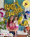 Atpata Funky Baby Shark Two Two Two Foil Balloons for unisex 2nd Birthday Baby Shark Party Supplies Shark Family Balloons and Baby Shark Theme Foil Balloons for Kids Birthday Decorations gallery image