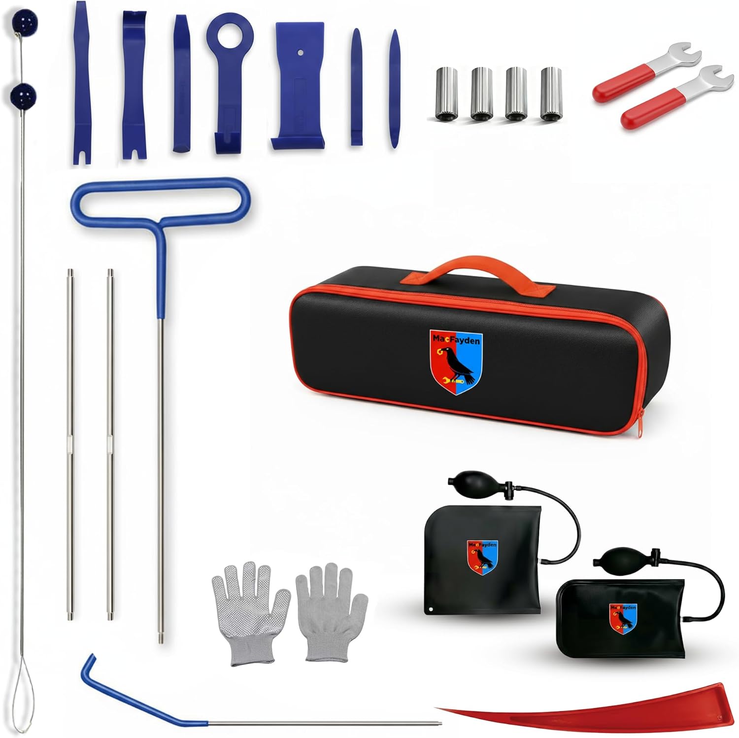 MacFayden 24 PCS Stainless Steel Repair Tool Kit with Carry Bag