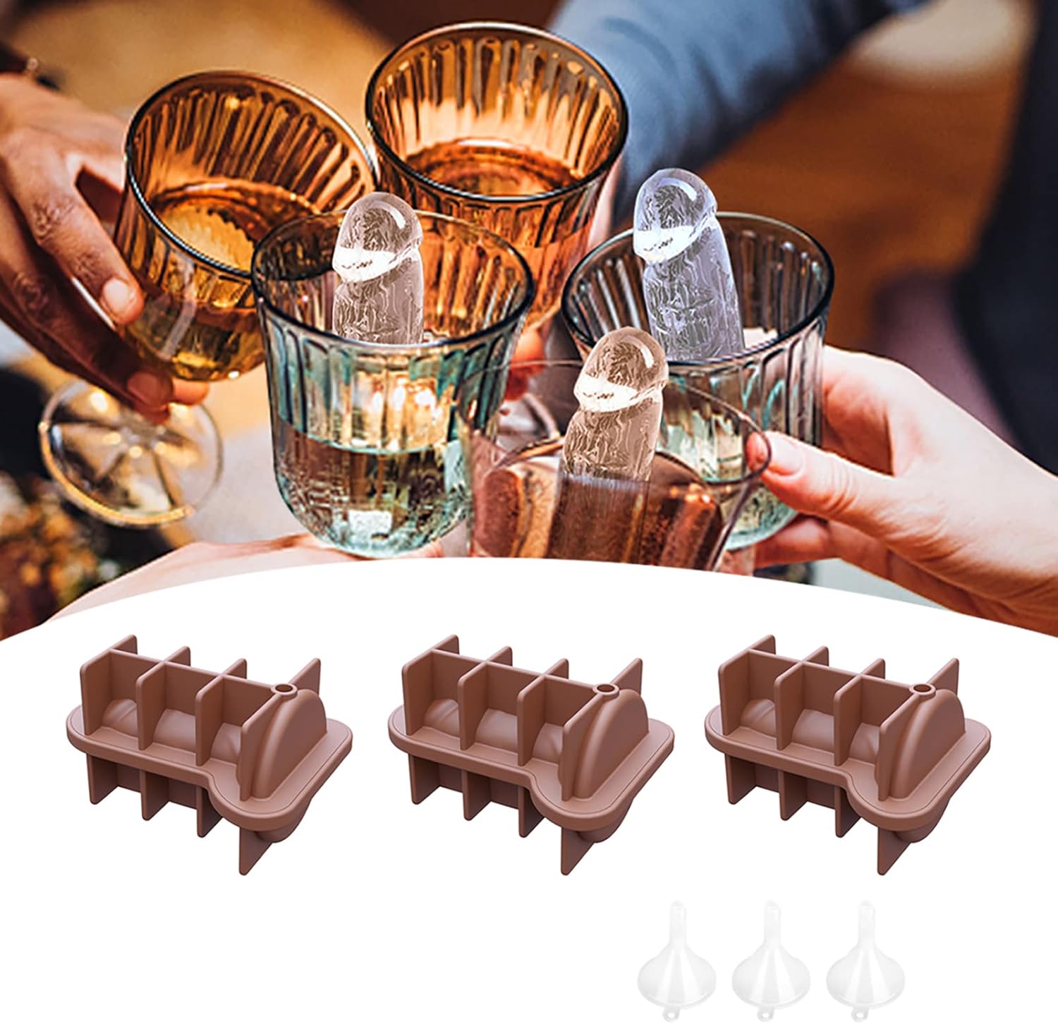 Amazon.com: Adult Prank Ice Cube Mold, Funny Silicone Ice Mold for Ice ...