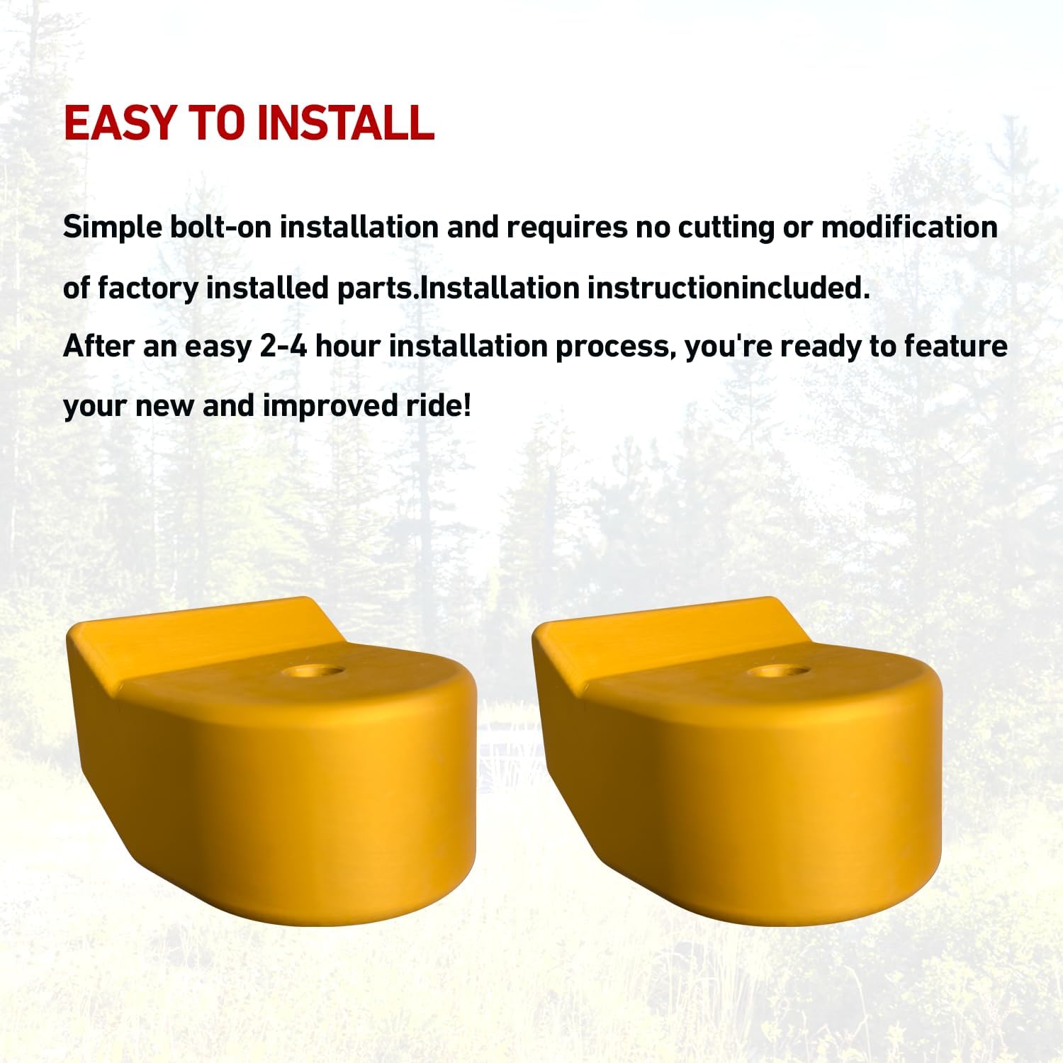 Compatible with 2005-2025 F250 Super Duty / F350 Super Duty 4WD 2-Inch Suspension Leveling Kit Aluminum