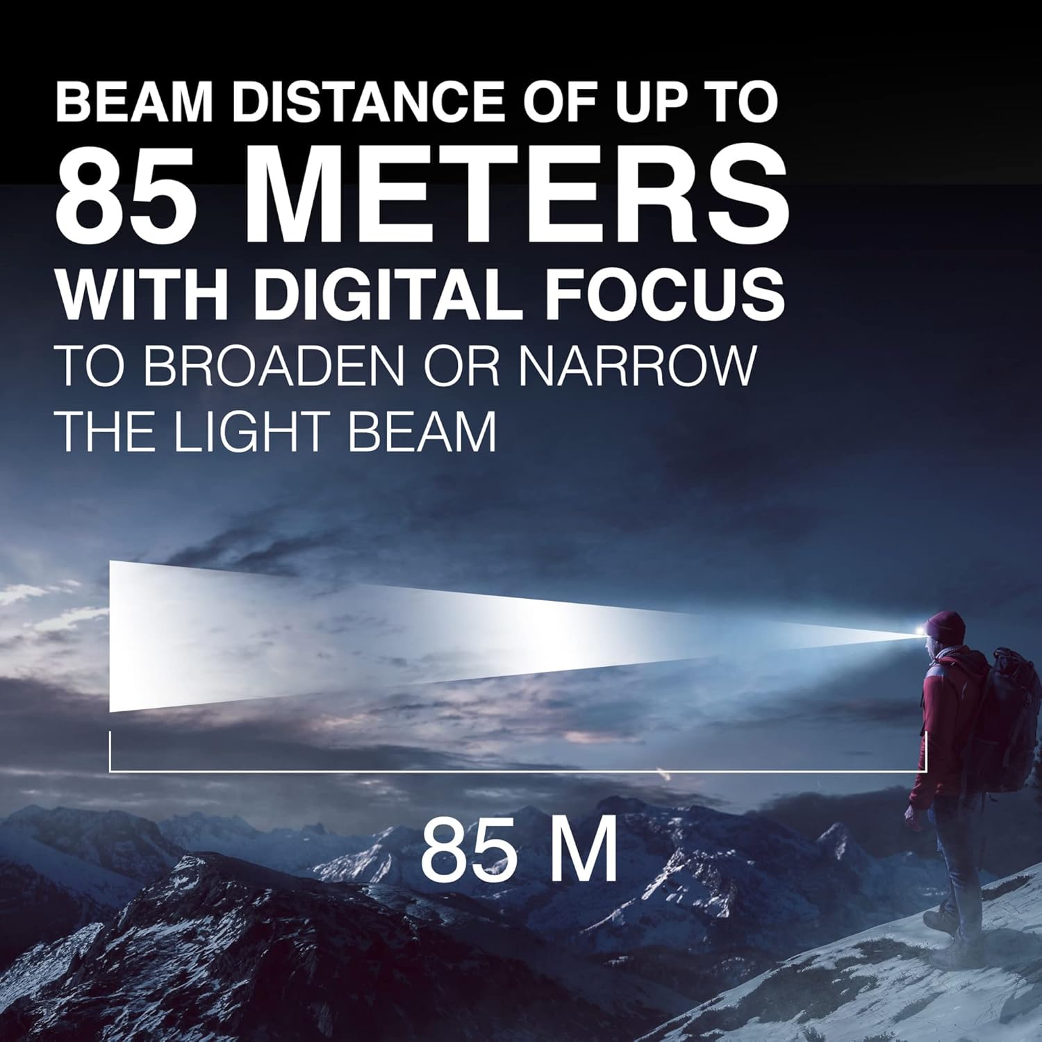 Energizer Vision HD+ LED Headlamp, Water Resistant Bright Headlamp with Digital Focus, Camping Gear and Emergency Light, Batteries Included, Pack of 1 : Tools & Home Improvement