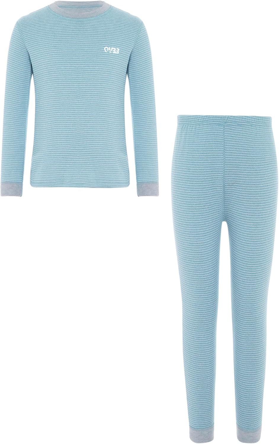Linjinx Kids Boys Girls Thermal Underwear Set Winter Base Layer Thermal Top Long Sleeve T-Shirts and Leggings Bottoms