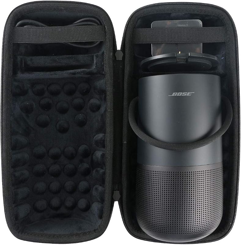 Hard Carrying Case for Bose Smart/Home Speaker Triple Black | Durable Protective Material, Organized Daily Storage, Travel-Ready Portable Storage, Fits for Bose Smart/Home Speaker Triple