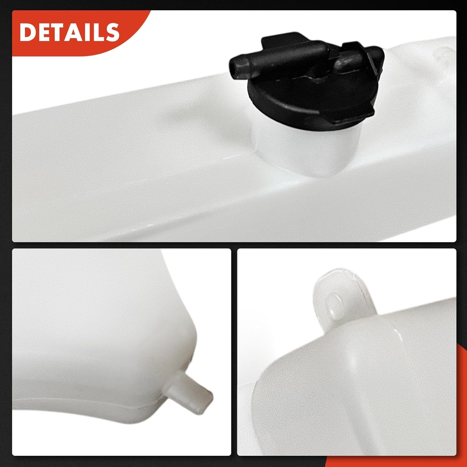 A-Premium Engine Coolant Overflow Recovery Reservoir Tank [with Cap] Compatible with Mazda 6 2006 2007, 2.3L, Turbocharged