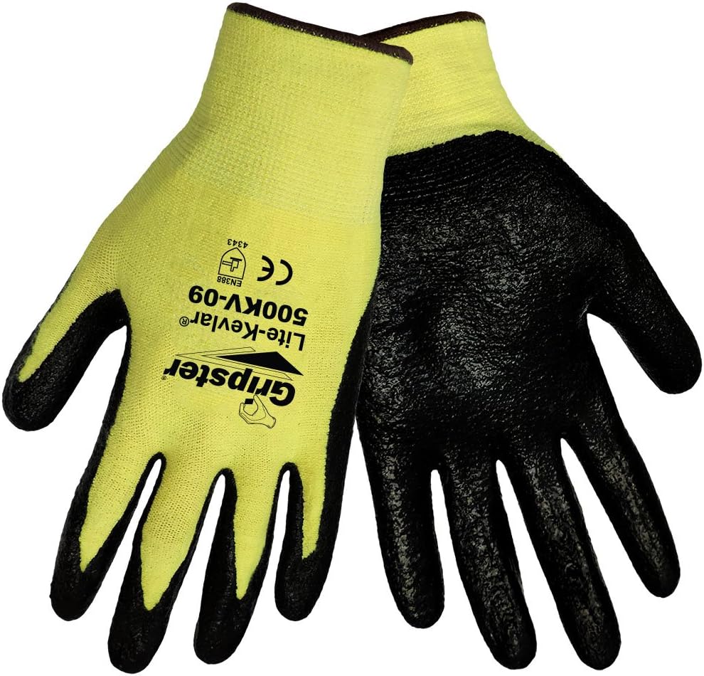 Gripster 500KV-06, XS Lite-Kevlar, 13 Gauge Kevlar/Lycra, Nitrile Palm Coat - Dozen