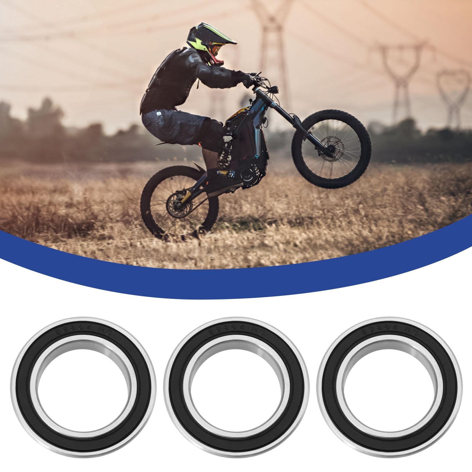 Roulements Roue Sur-ron Lot De 4 Roulements Roue Avant SURRON Light Bee - Acier Inoxydable 32x20x7mm - Double Joint Caoutchouc - 2018-2021 Roulements Roue Surron