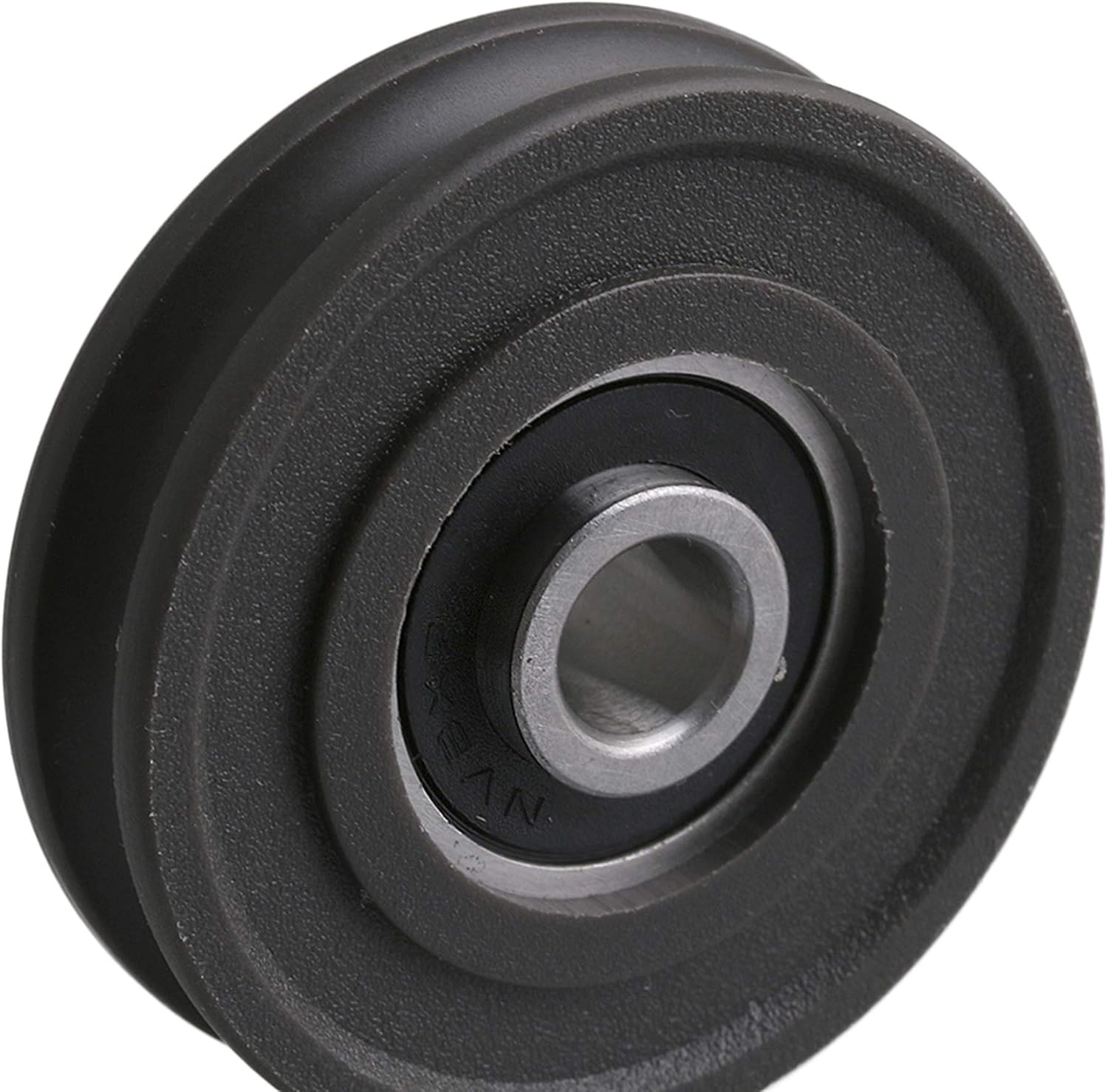 CNBTR 4PCS U-Type Pulley Wheel U Groove Bearing for Doors and Windows with Steel Bearings 8mm Shaft Hole 45mm Diameter for Max-Load 167kg