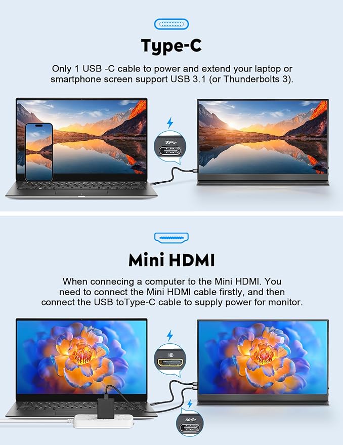 Monitor Extensor 15.6 FHD IPS miniatura 6