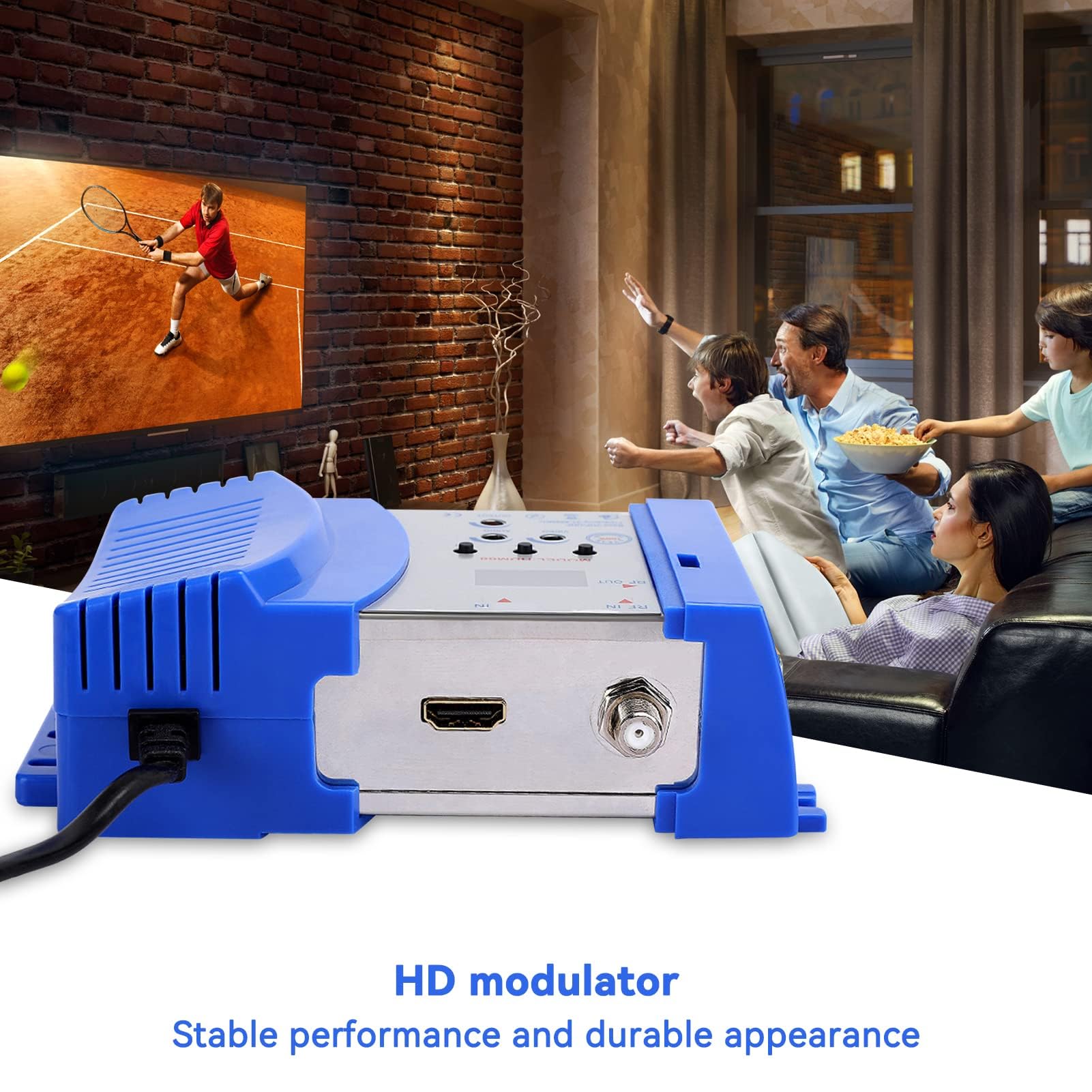 Agatige Modulateur HD HDM68 Numérique HDMI RF VHF/UHF 100-240 V