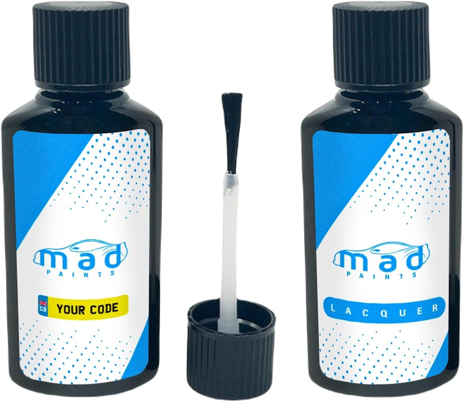 M.A.D VAUX FLAME RED MAGMA RED 547 TOUCH UP PEN BOTTLE BRUSH REPAIR PAINT CHIP (PAINT & LACQUER, 30 Milliliters)