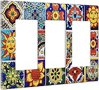 Vista 22 de Placa Cubierta de Interruptor de Luz de Palanca Individual con Diseño de Flor Botánica en Tablero de Madera Rústico Estilo Granja - Placa de Pared