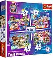 Amazon.co.jp: 4 in 1 パズル 35 48 54 70 Teile パウパトロール