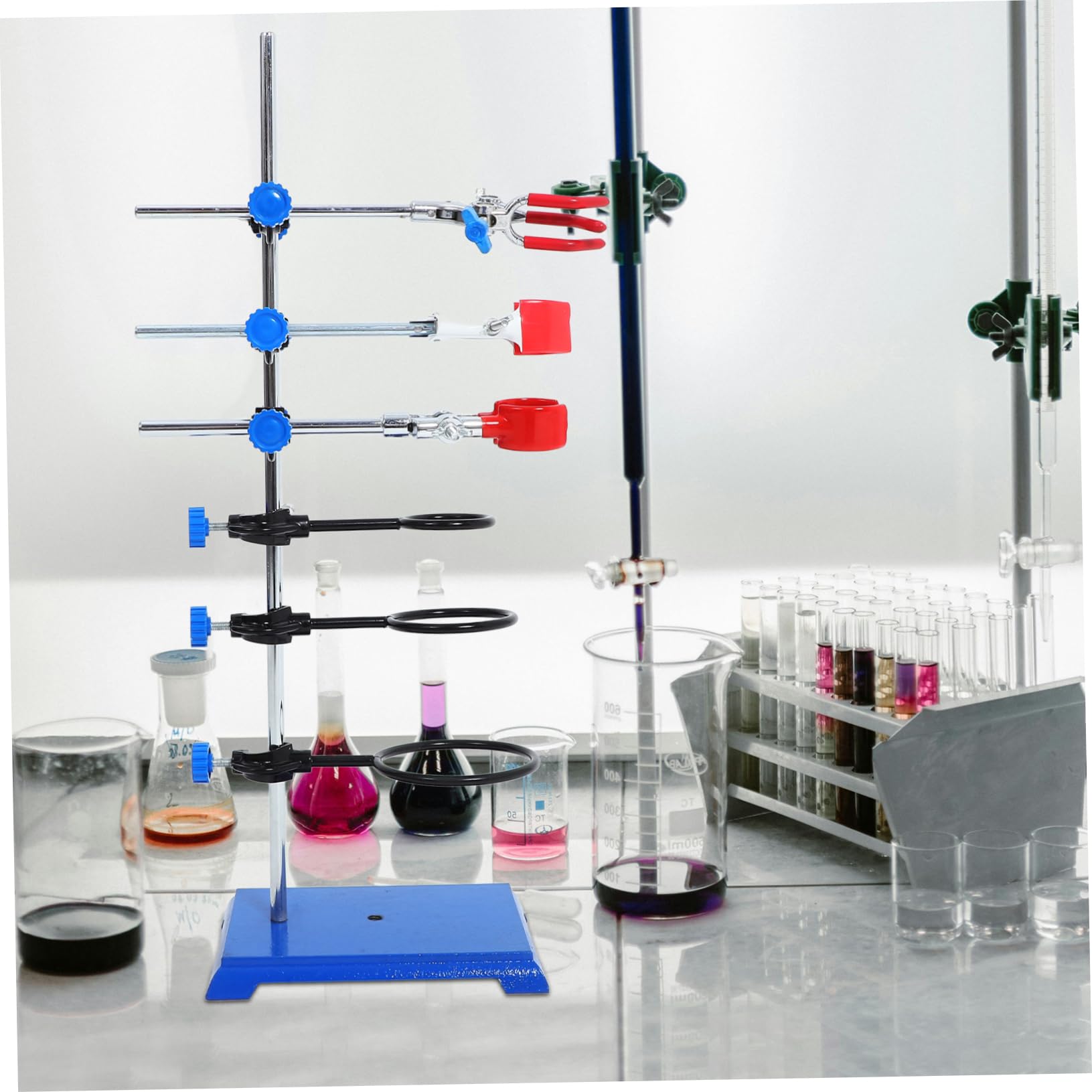 Ciieeo 1Ensemble Support De Laboratoire Complet Pour Expériences Physique Matériel Et Stable Pour Laboratoire