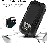 Vista 5 de Funda protectora de goma para Zebra TC70 TC72 TC75 TC77 TC70X TC75X, fundas de escáner de mano de goma de silicona suave para computadora de mano