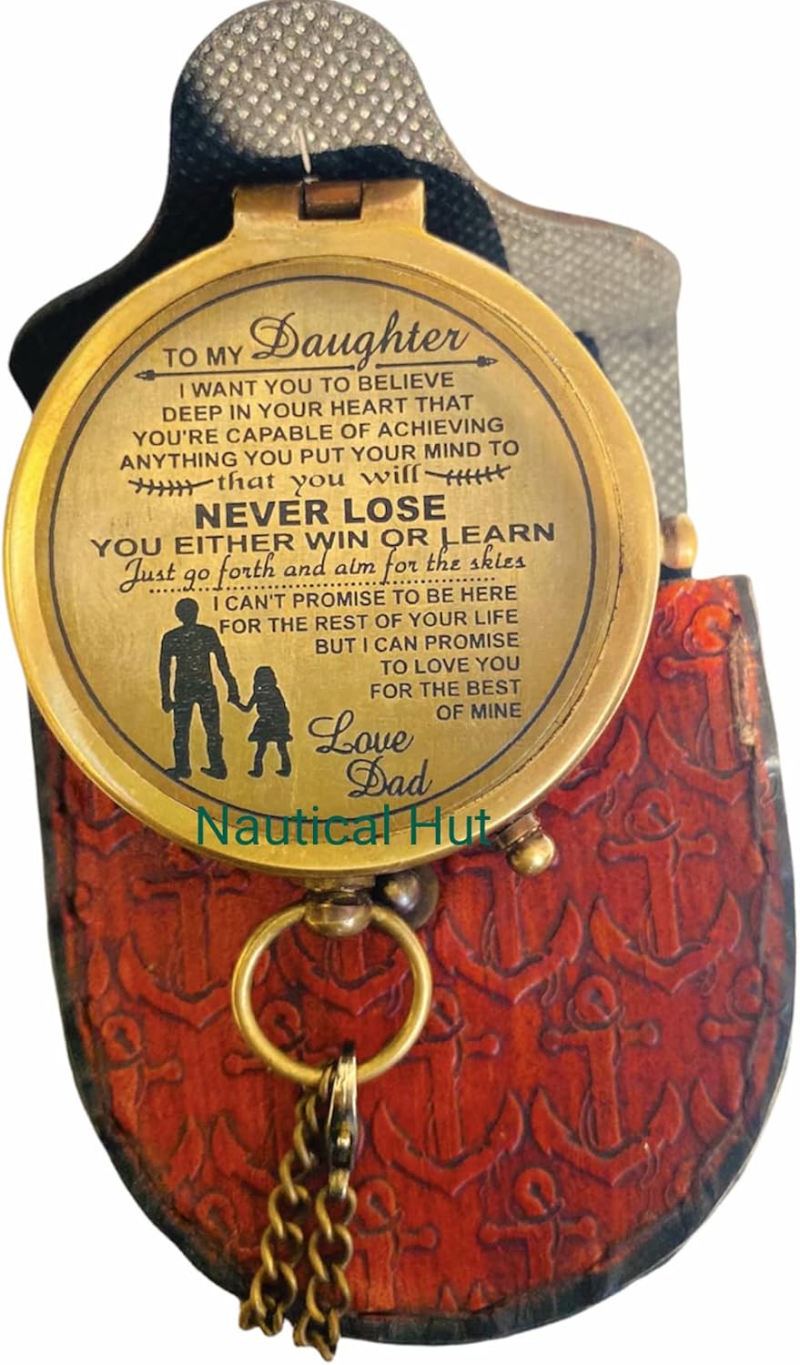 新しく着き Nautical Hut アンティーク真鍮ポケットコンパス フラットコンパス キャンプ用品 ボートコンパス ハイキング 旅行 ギフトキーチェーン マルチカラー 8 Cougaropen Com