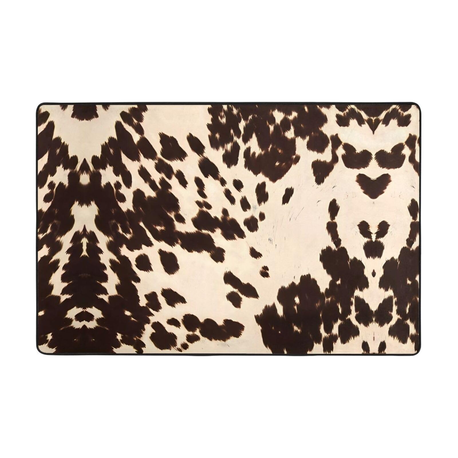Tapis de sol en flanelle marron style chalet pour réchauffer votre salon
