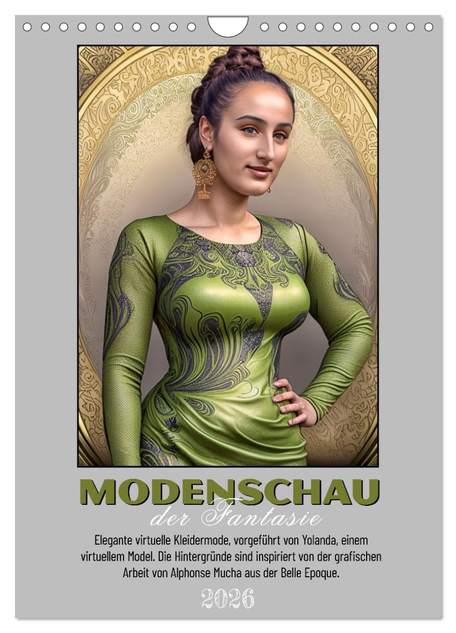 Fashion show of fantasy UK-Version (Wall Calendar 2026 DIN A4 Portrait), CALVENDO 12 Month Wall Calendar — image 1