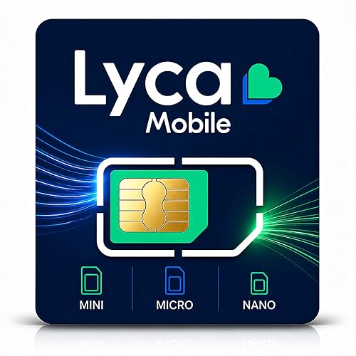 Sim 100% anonima Lycamobile Uk +44, attiva in 10 minuti