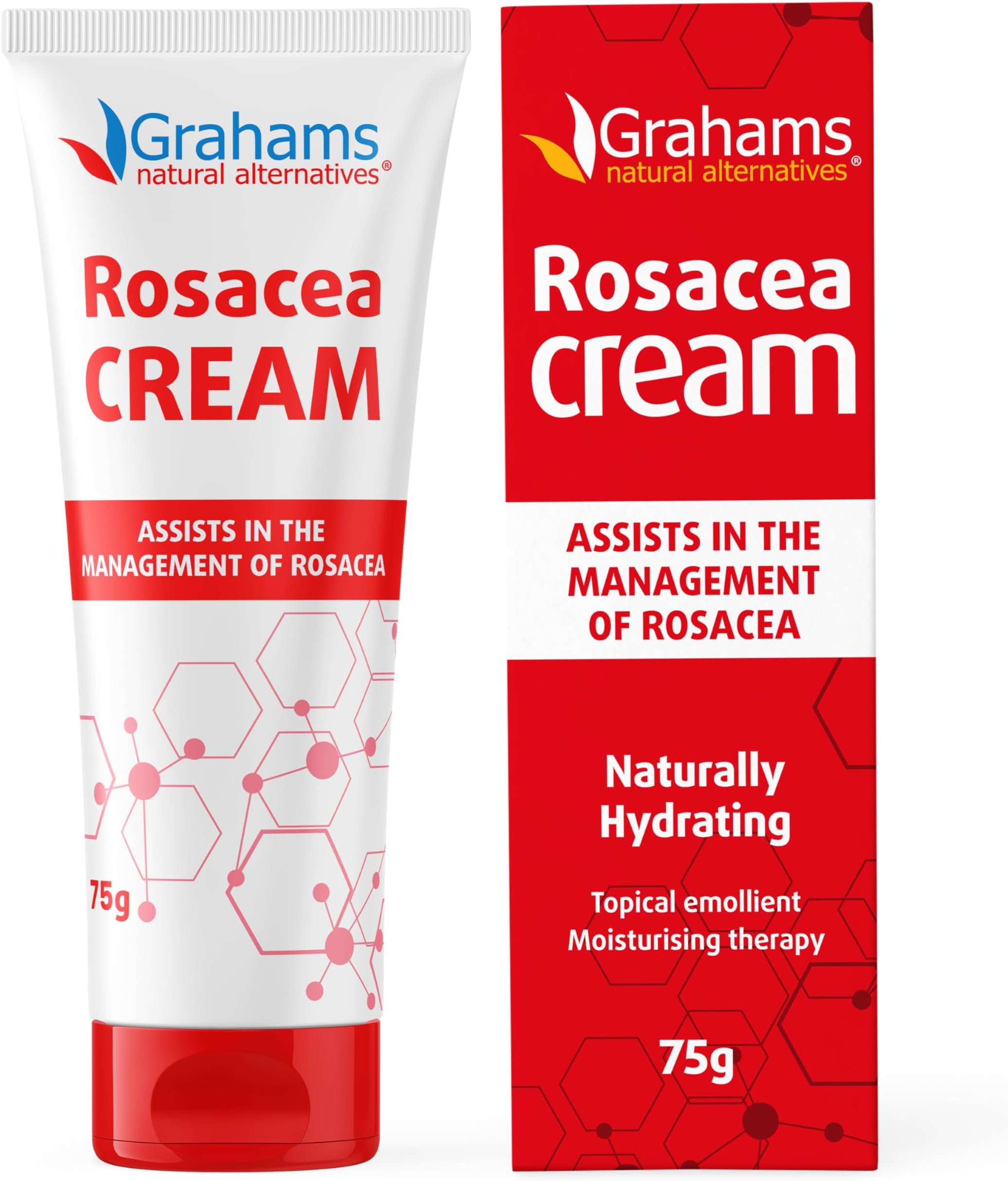 Rosacea Cream | Anti-Inflammatory To Reduce Redness Of The Skin | Hydrating Formula | Natural Ingredients | Effective Relief | 75 G