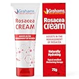 Grahams Natural Rosacea Treatment for Face Redness Moisturizer - Clinically Proven Anti Redness Face Cream to Soothe & Reduce Flare Ups - Natural, Hypoallergenic, Steroid-Free (2.64 fl oz)