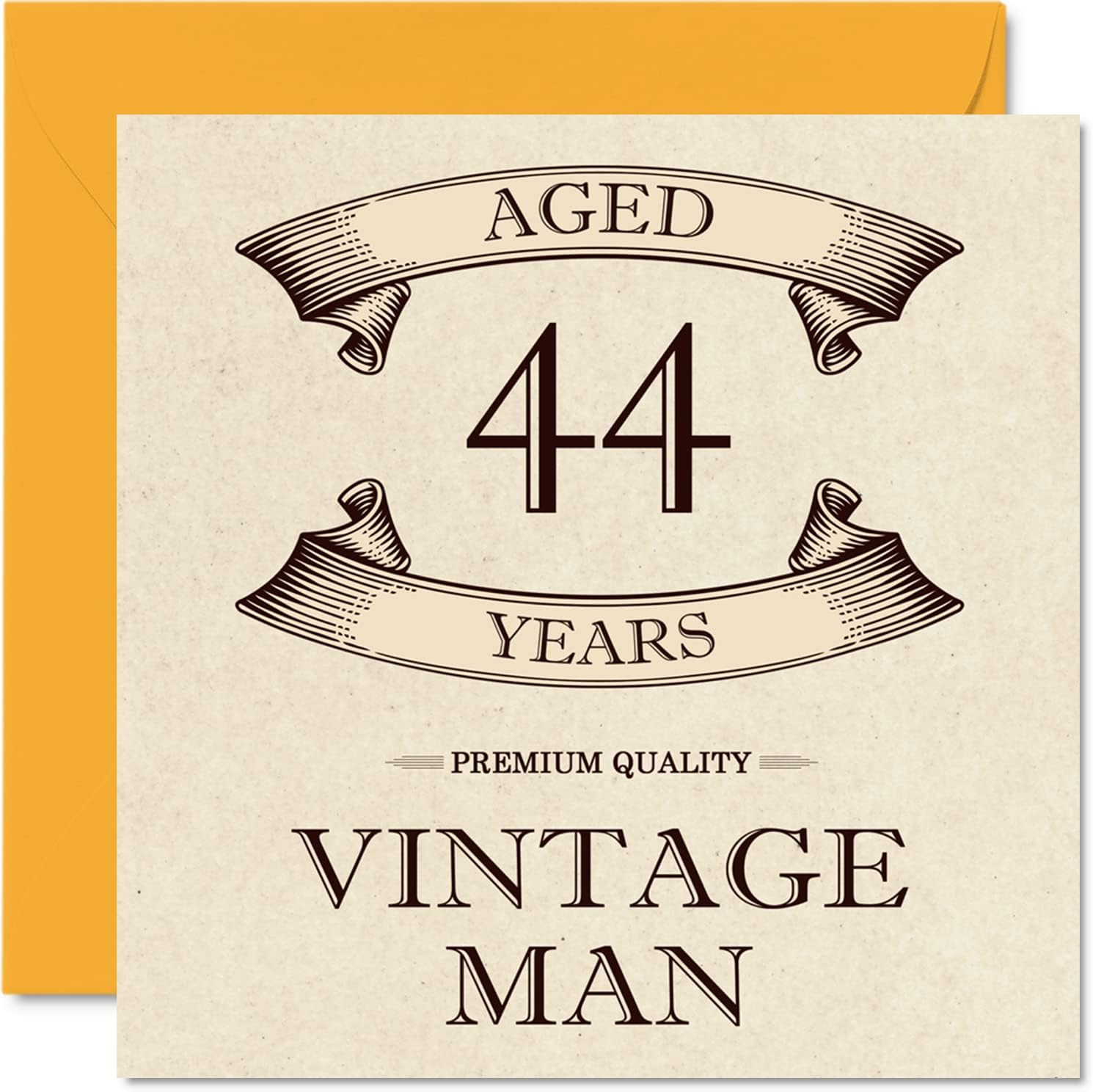 Geburtstagskarte zum 44. Geburtstag für Männer im Alter von 44 Jahren