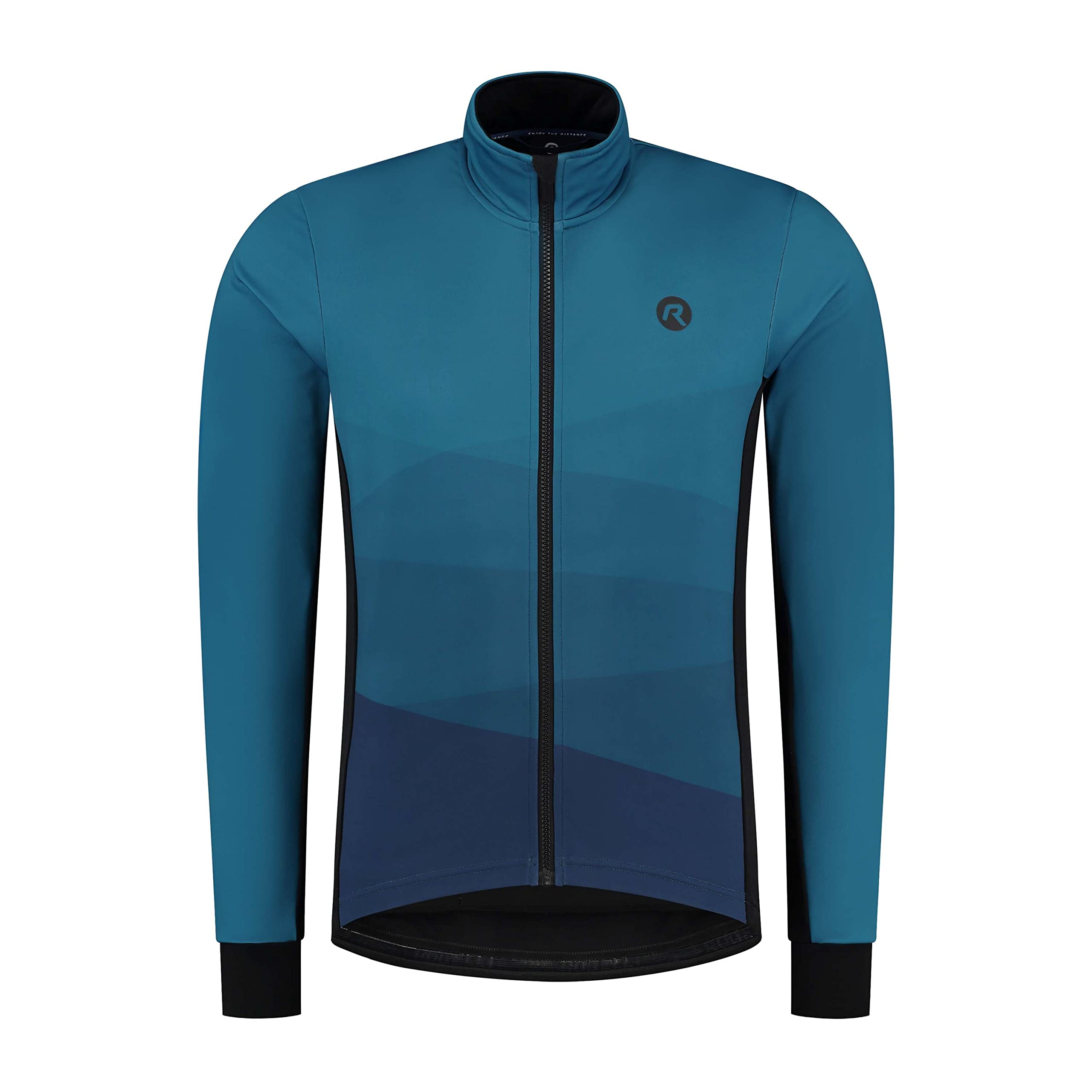 RogelliTarax Men's Cycling Jacket, Road Bike Jacket, Blue