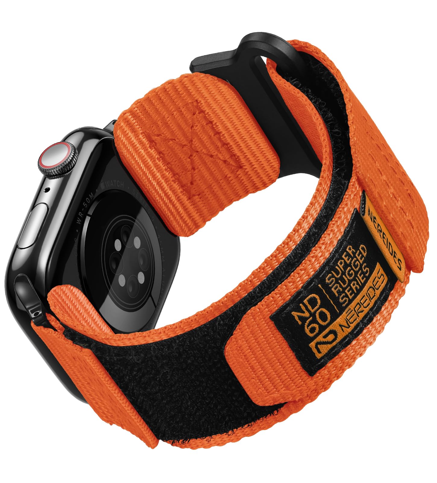 Nereides Rugged Nylon Band Compatible with Apple Watch Ultra 4/3/2/1 (49mm), Series 12/11/10/9/8/7/6/5/4 & SE3/SE2/SE (46mm 45mm 44mm), Tactical Sports Strap for Men (L, Army Green) — Amazon image 19