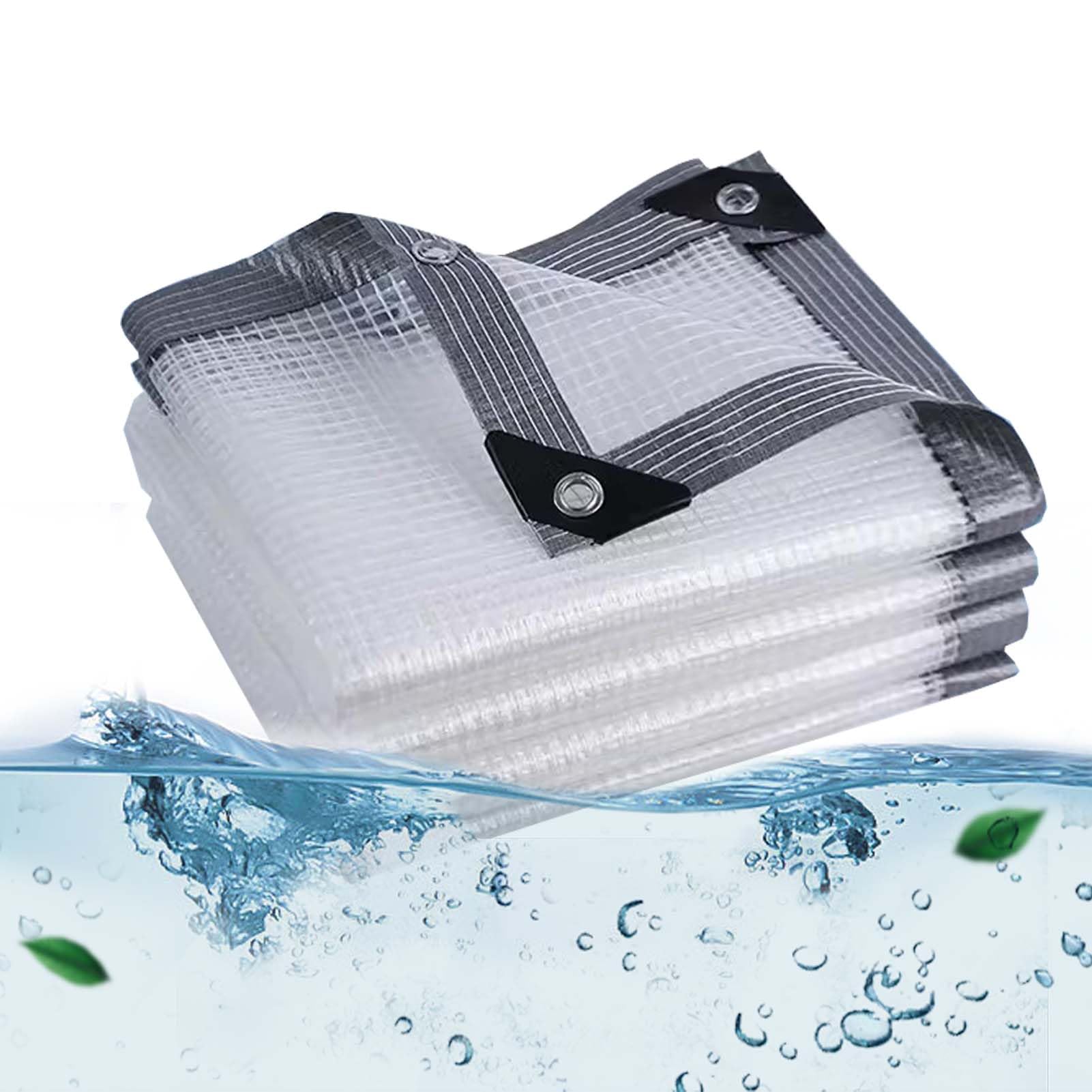 Bâche transparente étanche grande taille plastique imperméable épais