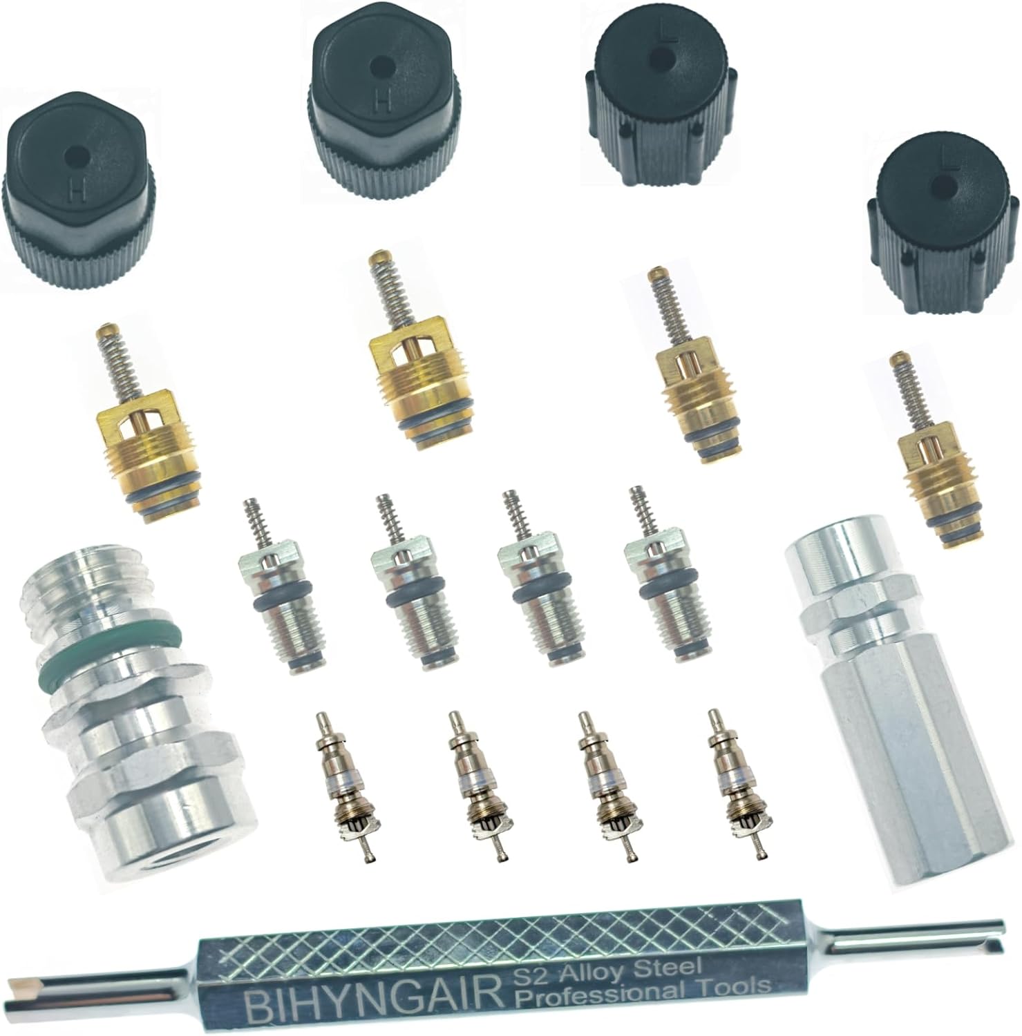 BIHYNGAIR Air Conditioning Service Valve Kit Air