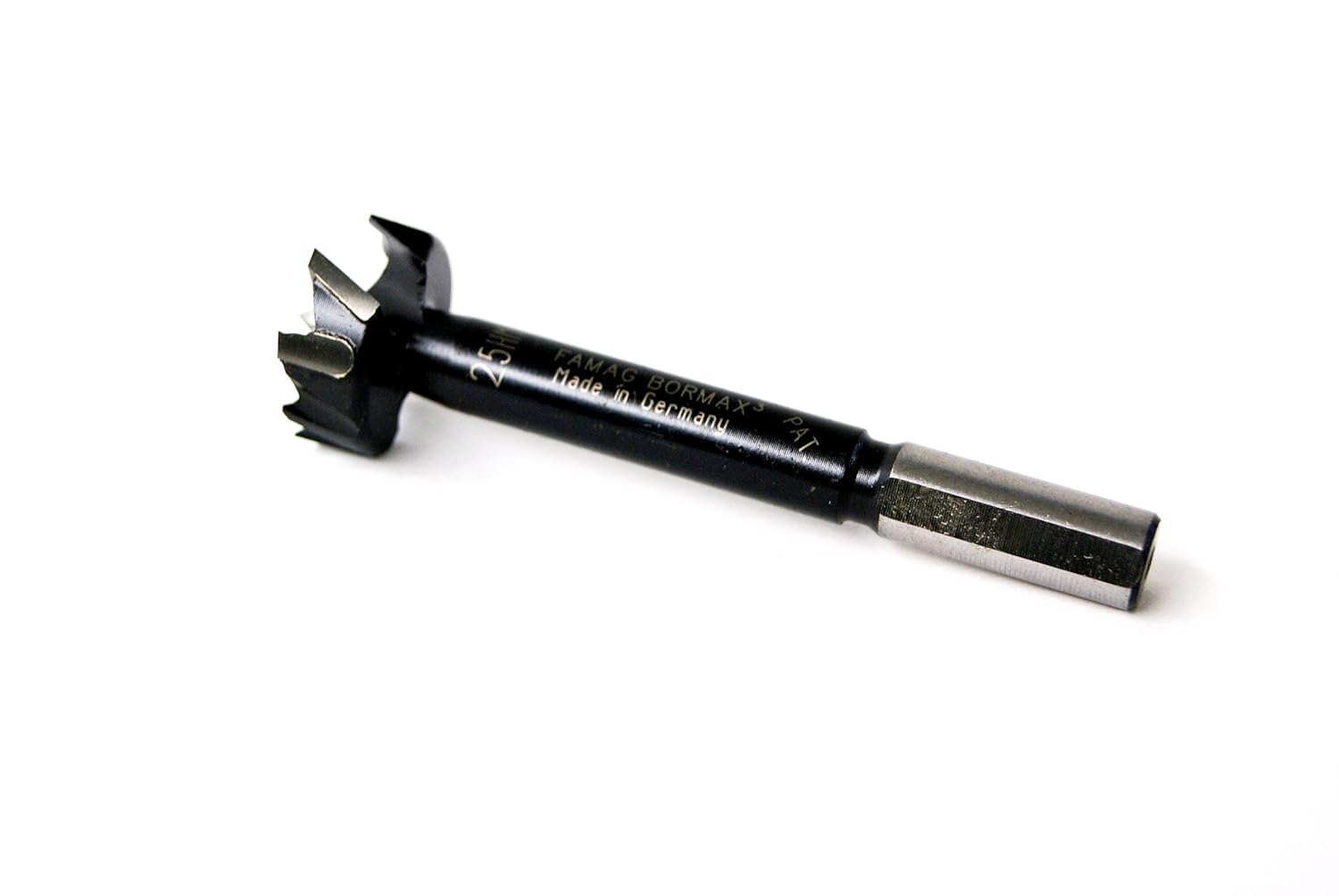 Bormax Carbide Forstner Drill Bit 25 x 57 x 90 mm S=10 mm Z = 2