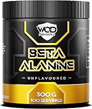 Beta Alanine Powder 300g - Unflavoured Beta Alanine for Functional Fitness | Scoop Included | Enhances Training Duration & Performance | Backed by Athletes - WOD Powders - 300g