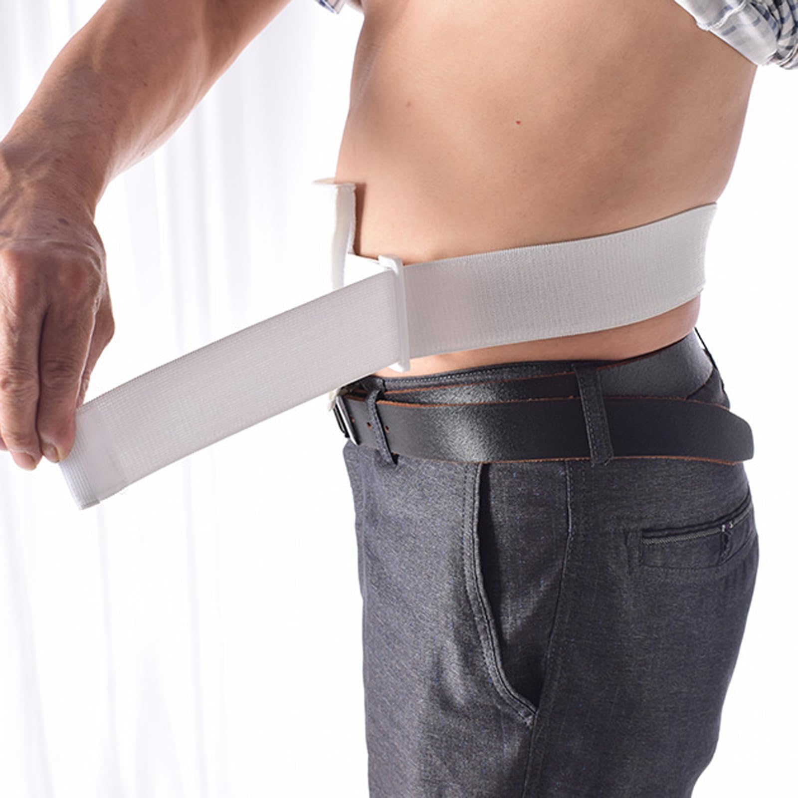 Ceinture de support de tube G pour dialyse péritonéale, ceinture abdominale de dialyse PD, coussinets de gastrostomie, conçus pour sécuriser différents types de tubes d'alimentation (tube PEG, tube G,