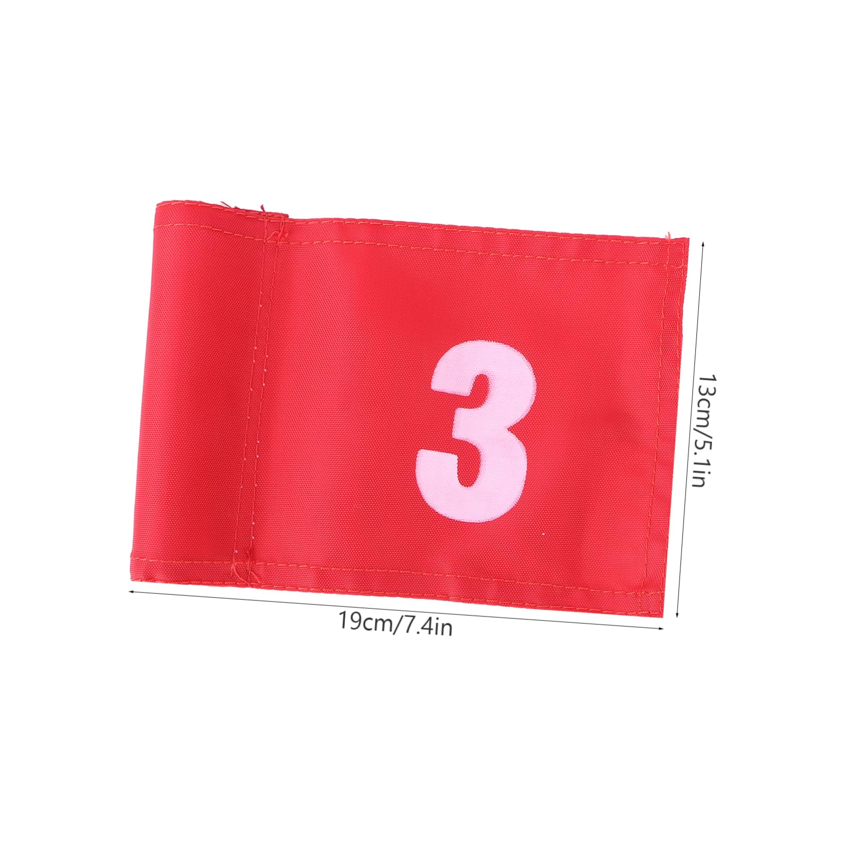 GANAZONO Practice Flag for Golfer Green Training Flag Number Easy Mounting Plastic Insert Ideal Yard Accessory