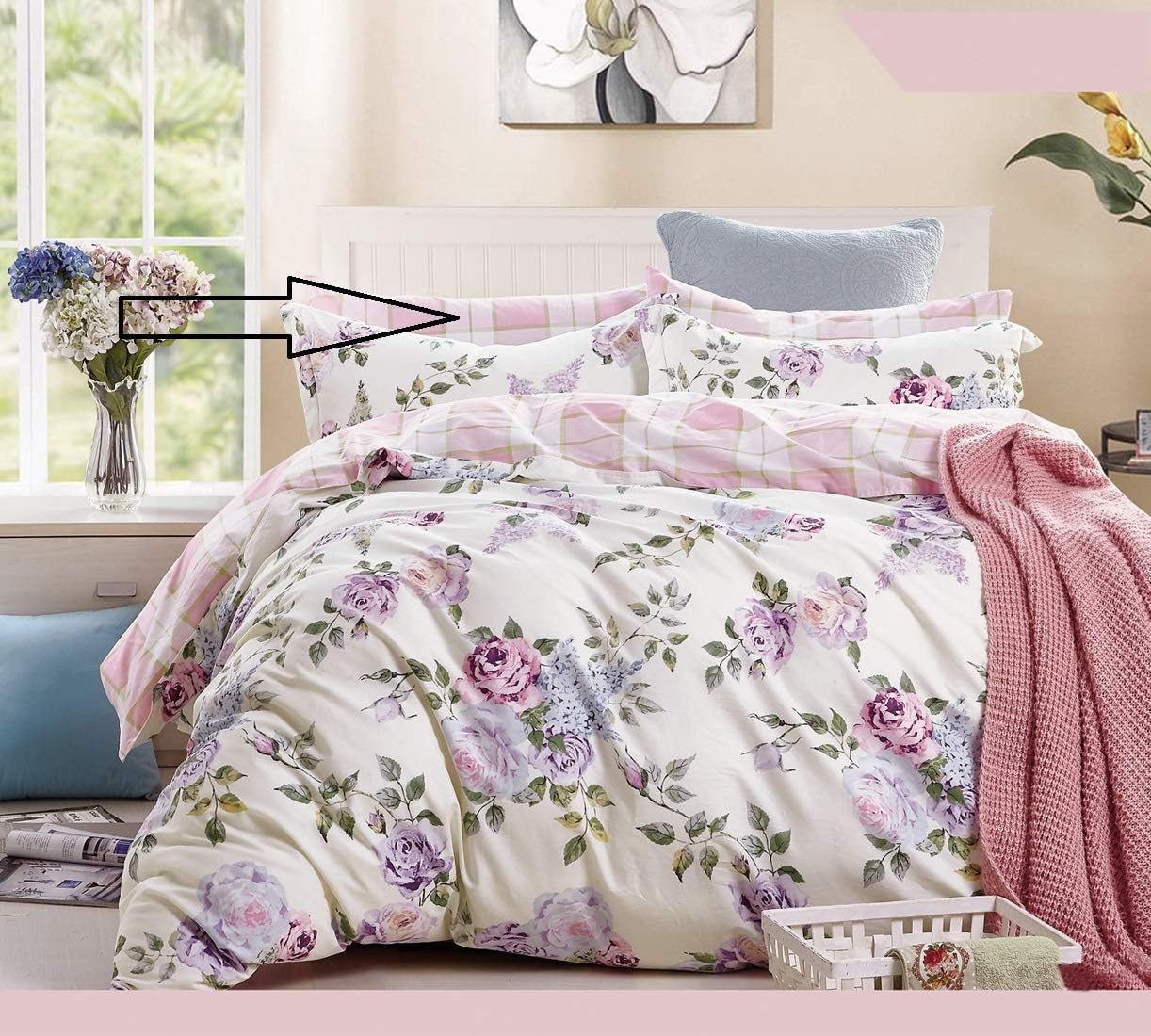 Swanson Beddings Matching Pillowcases (Daisy, Euro)